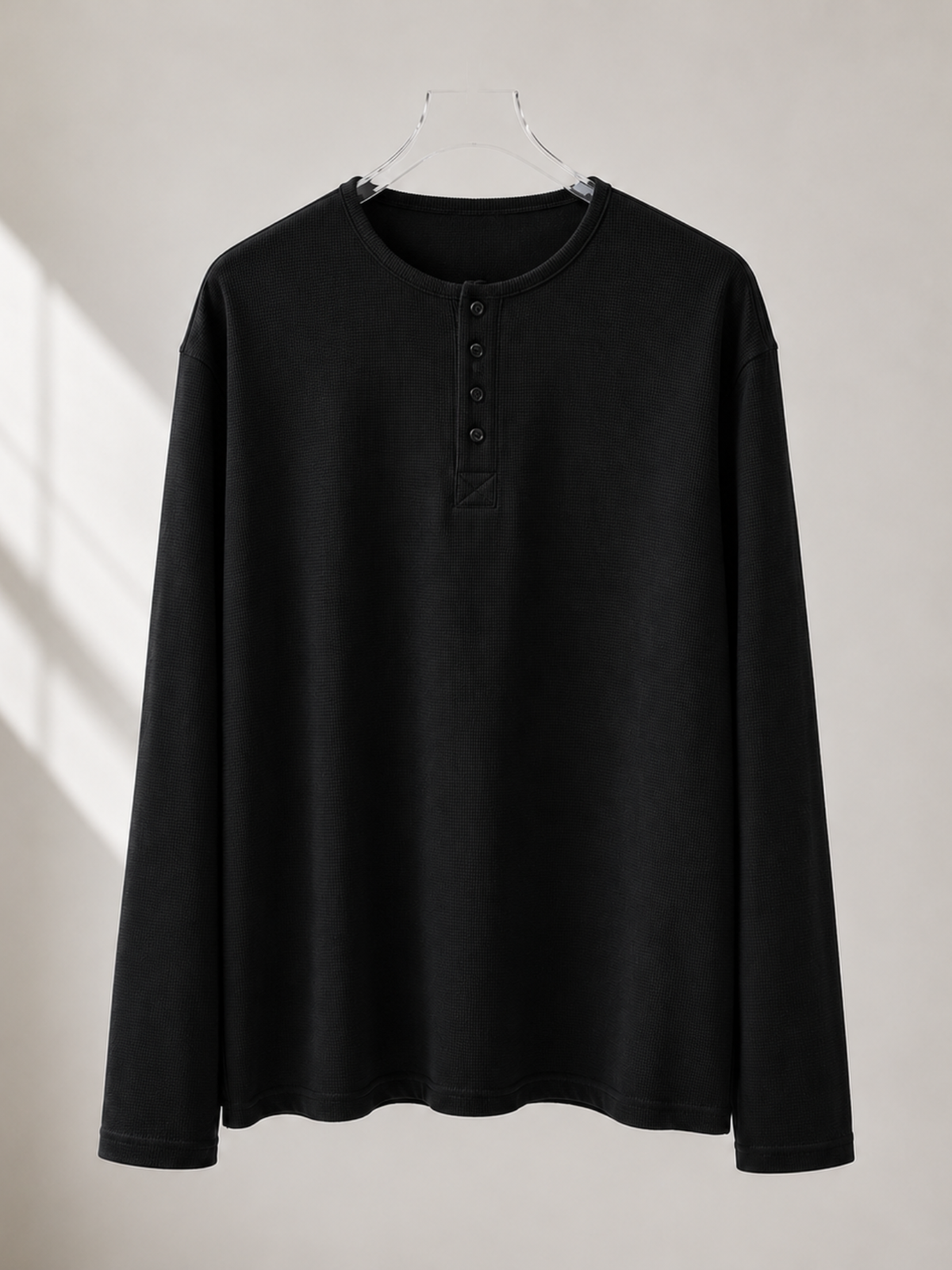 Relaxed Waffle Henley