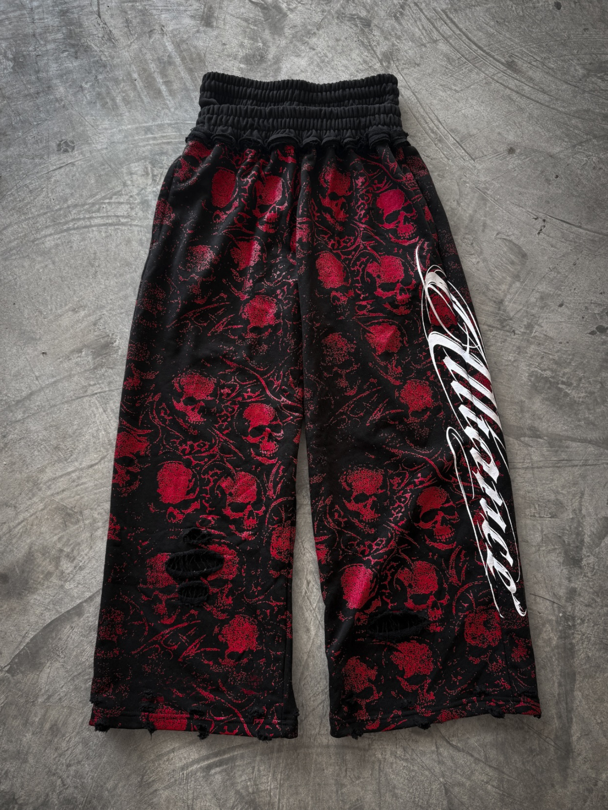 Crimson Skull Sweatpants