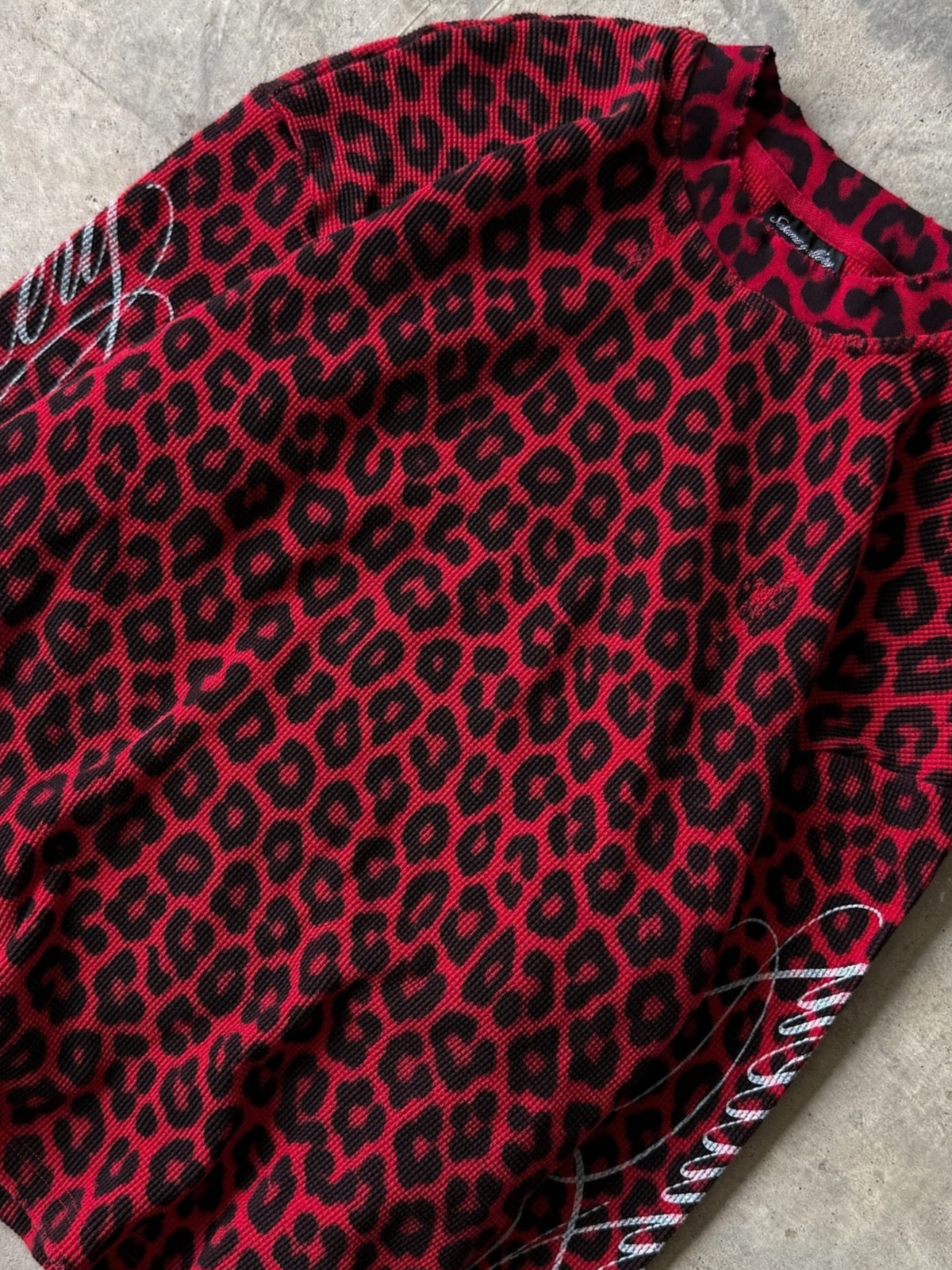 Red Cheetah Waffle