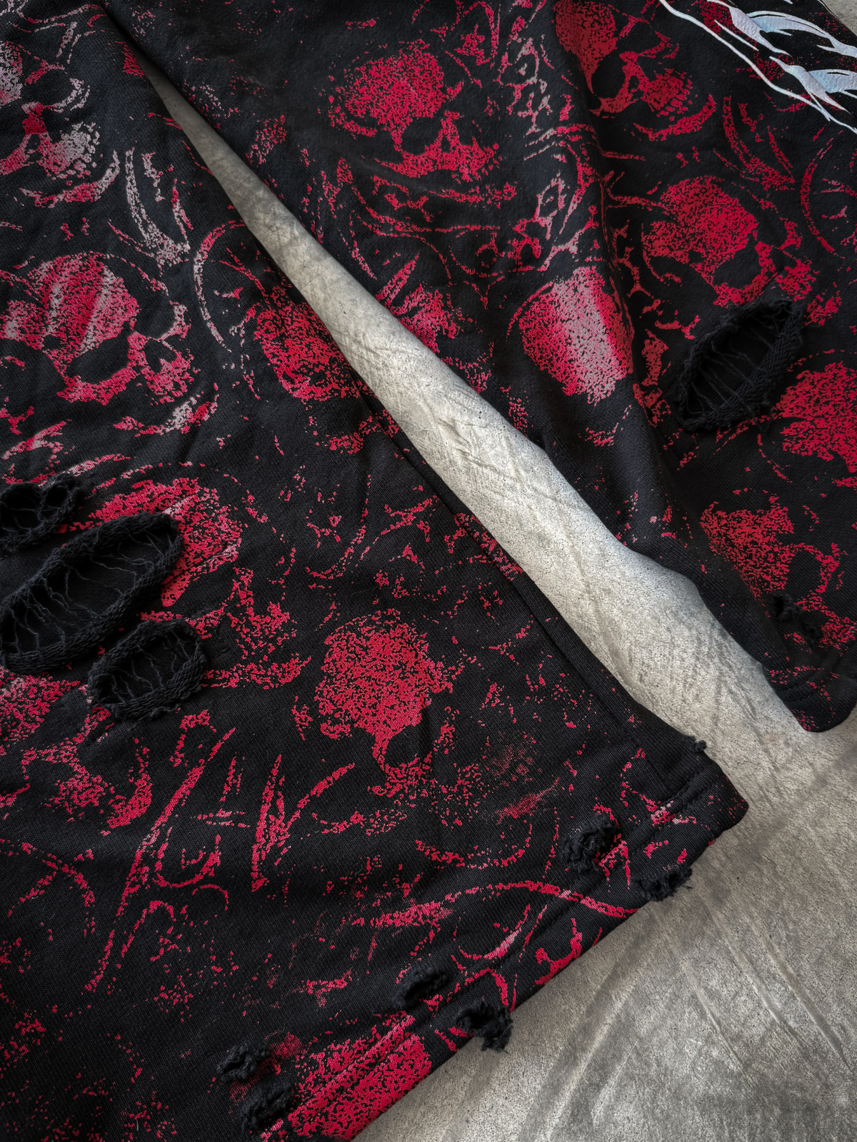 Crimson Skull Sweatpants