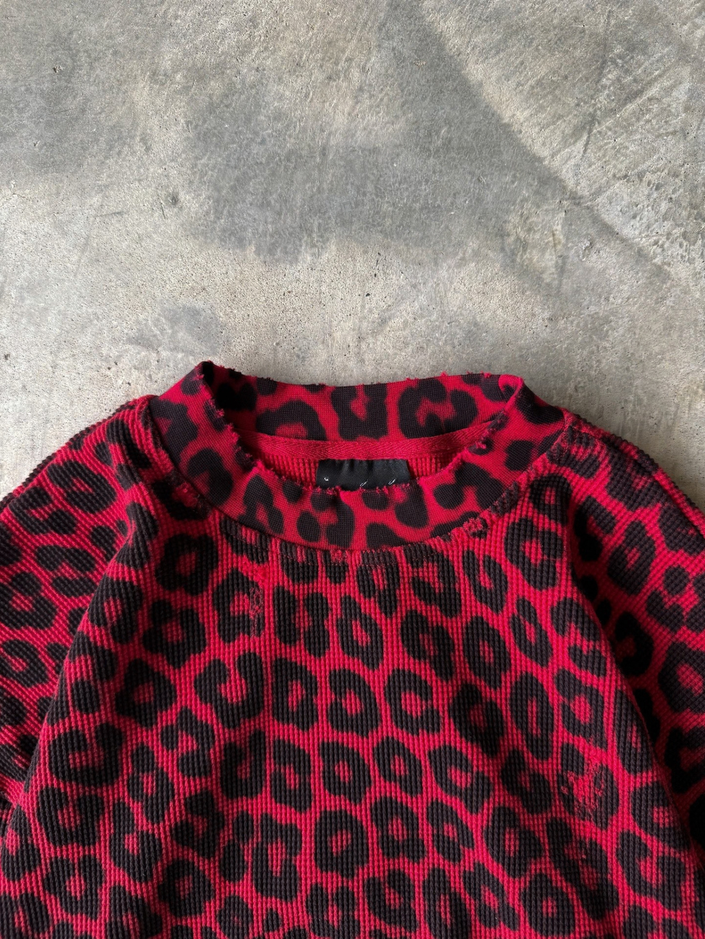 Red Cheetah Waffle