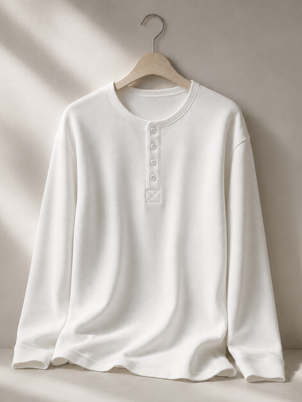 Relaxed Waffle Henley
