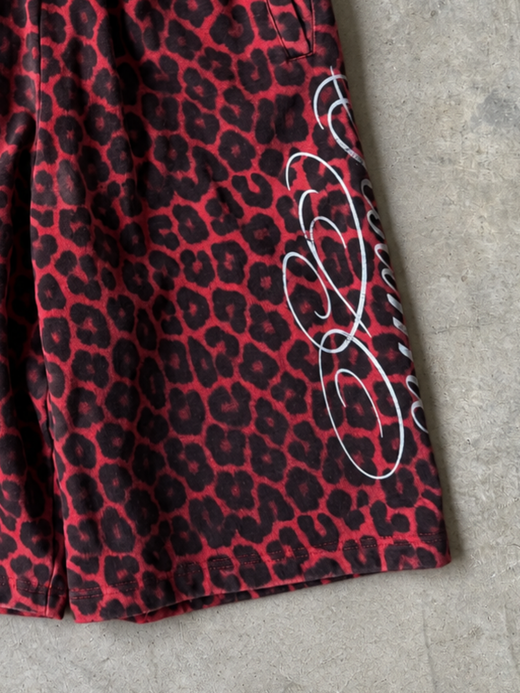 Red Cheetah Shorts