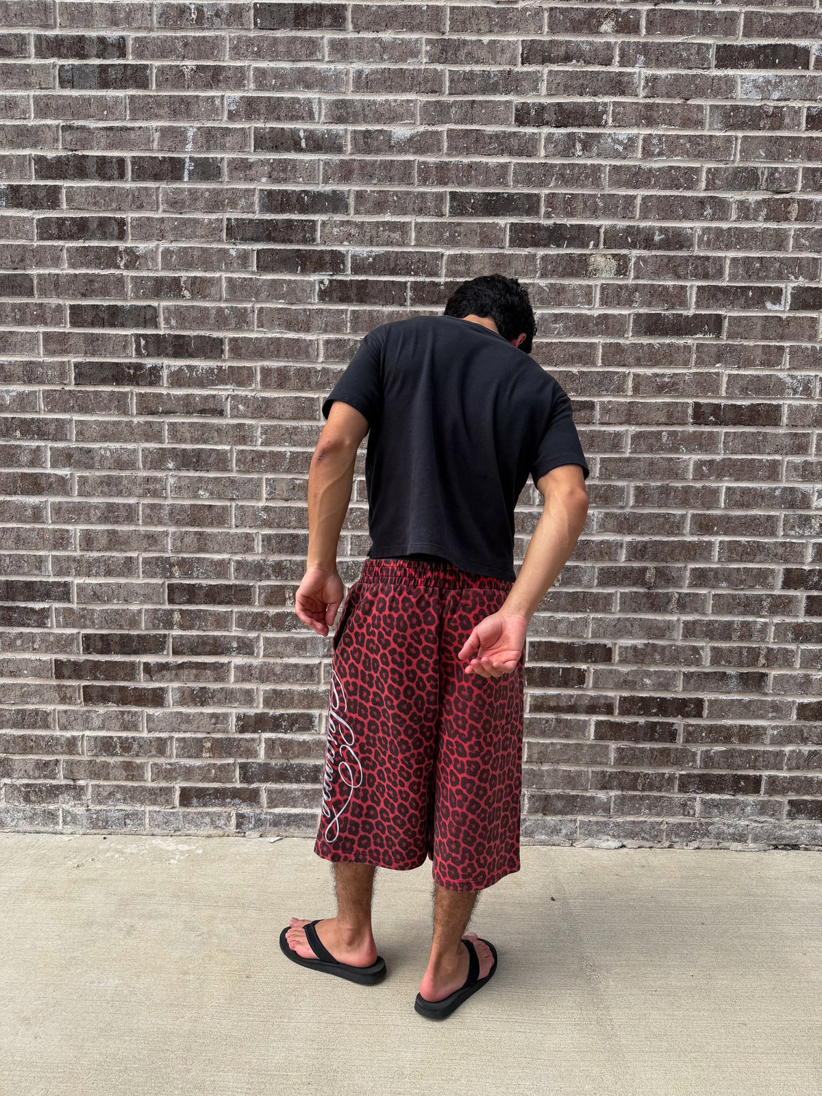 Red Cheetah Shorts