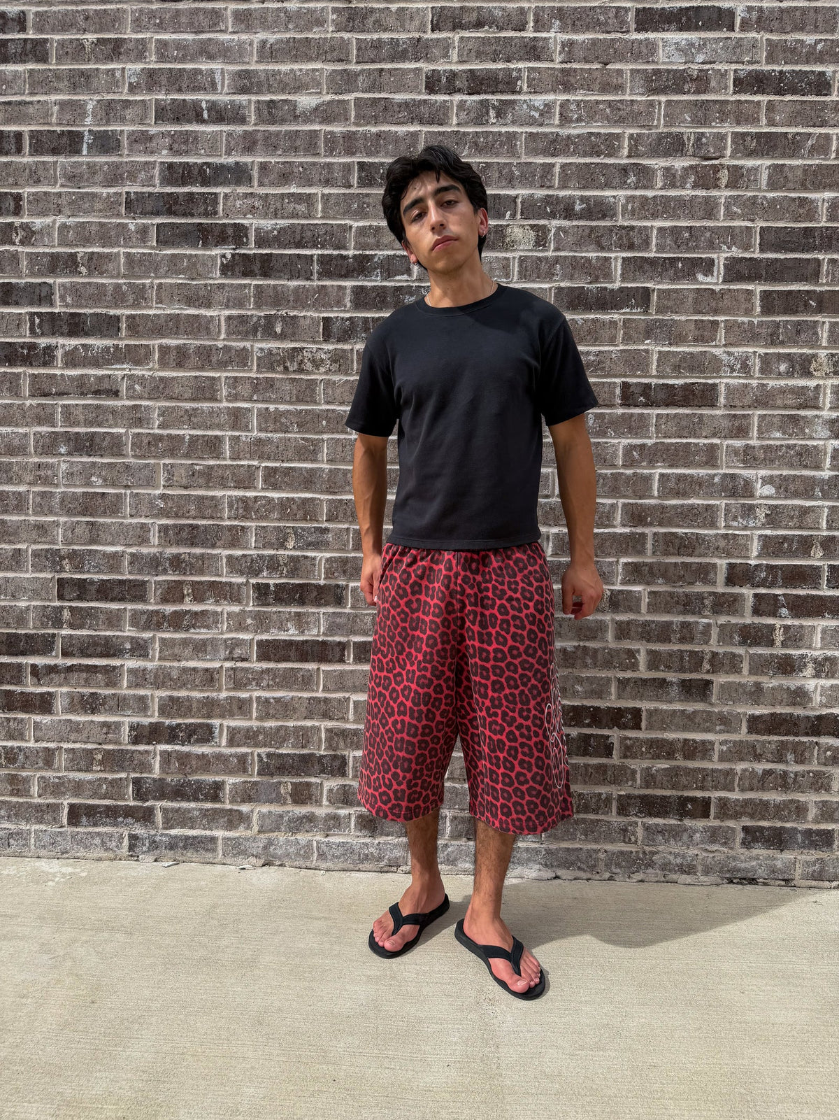 Red Cheetah Shorts