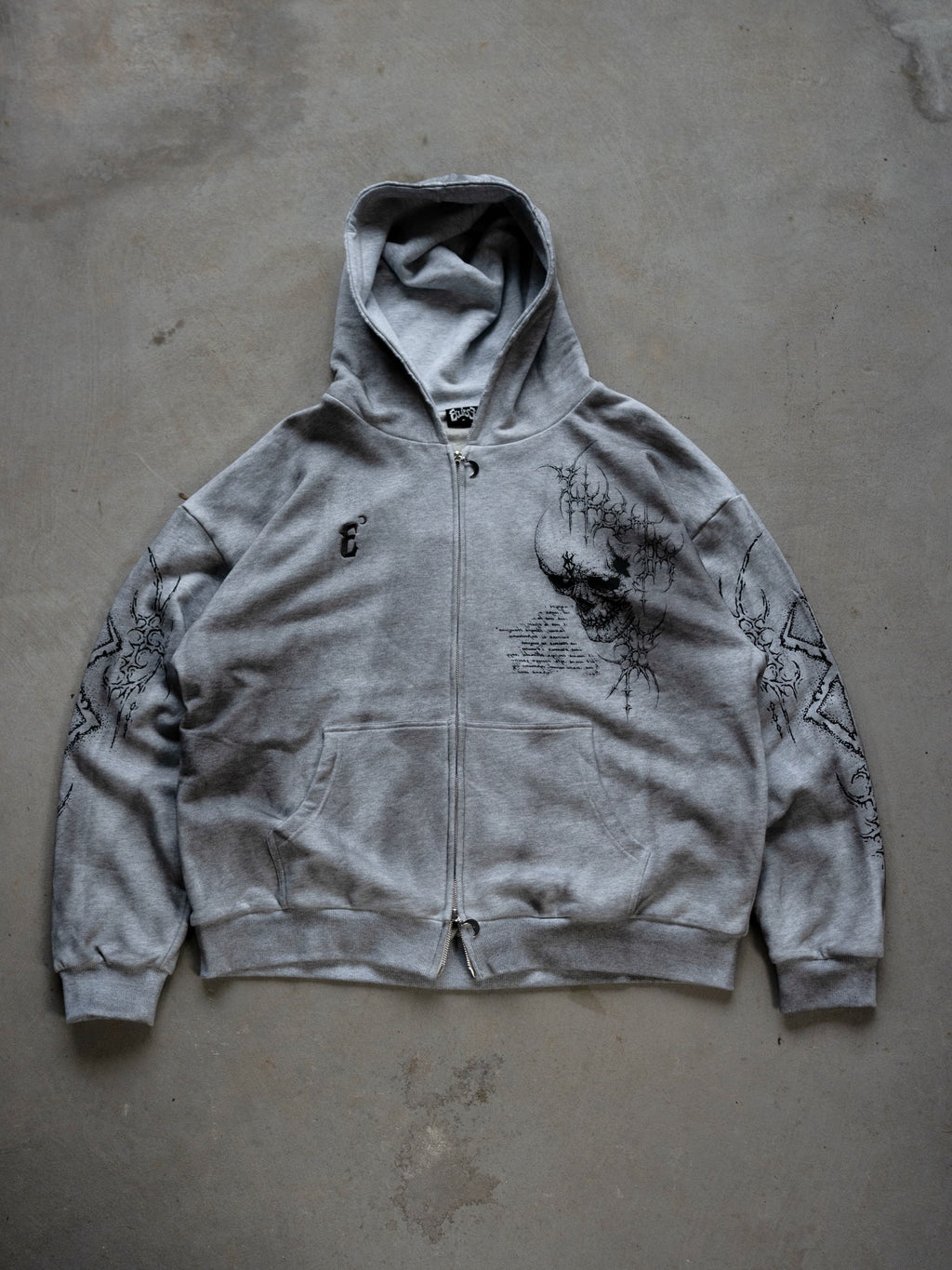 Skull Knight Zip-up Hoodie