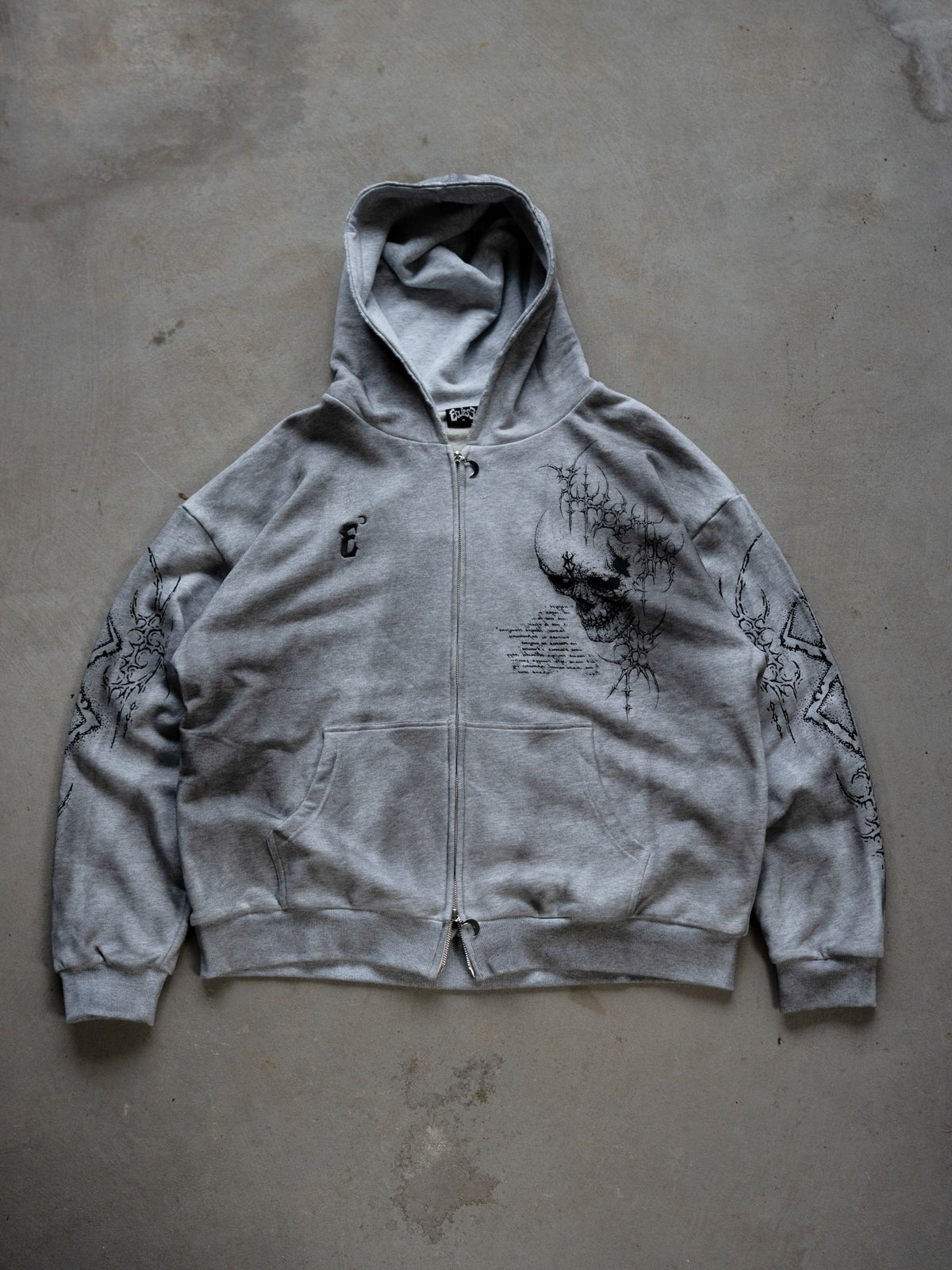 Skull Knight Zip-up Hoodie