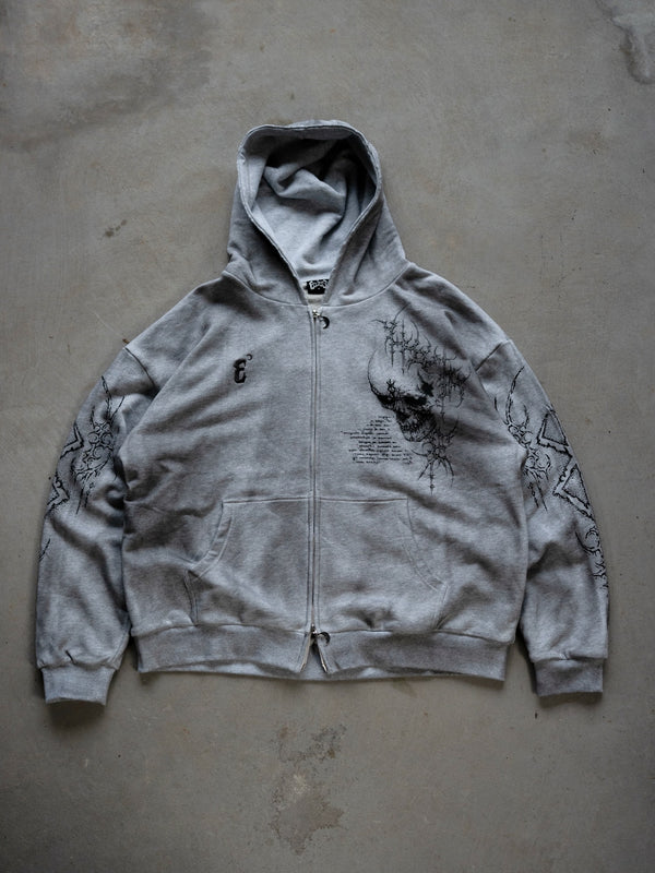 Skull Knight Zip-up Hoodie
